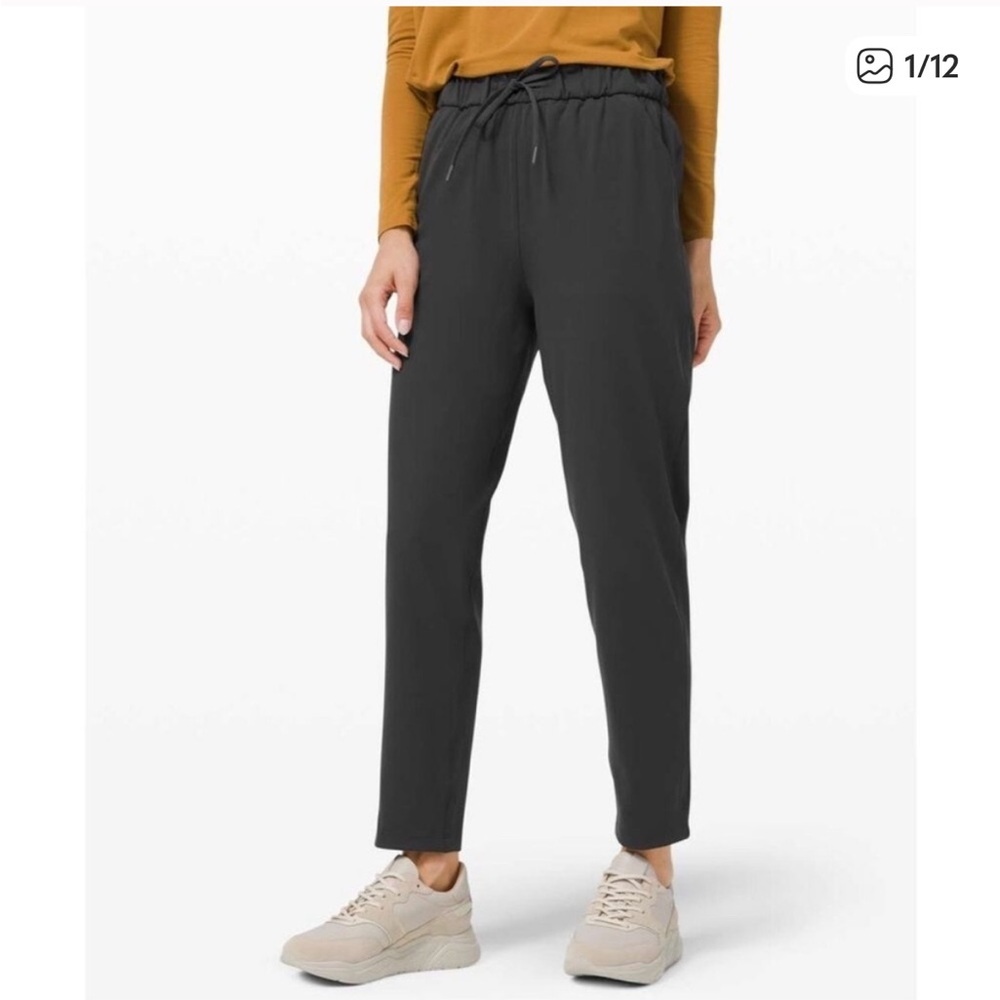 Lululemon Keep Moving Pant High Rise Ankle‎ Length black 2 lw5dcfs